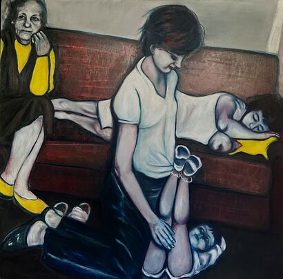 Groving up in the Polish People\'s Republic” - a Paint Artowrk by Ivet